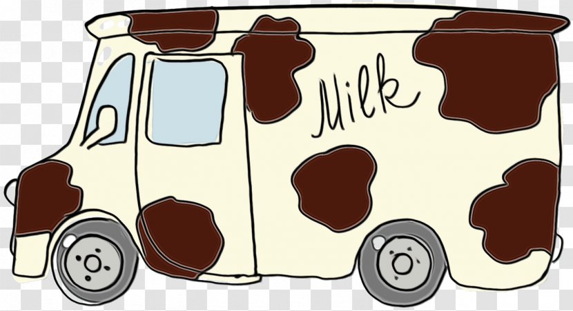 Milk Vehicle - Milkman - Drawing Transparent PNG