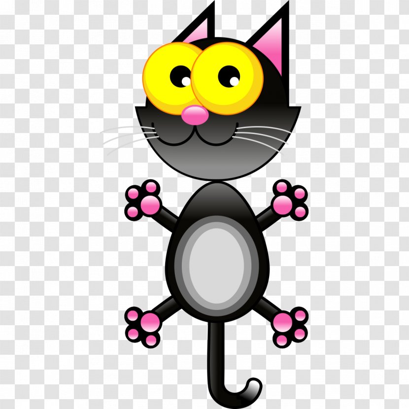 Insect Animal Drawing Clip Art - Cartoon Cat Modeling Transparent PNG