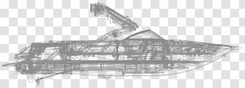 Wakeboard Boat Sketch Hull Car - Wakesurf Transparent PNG