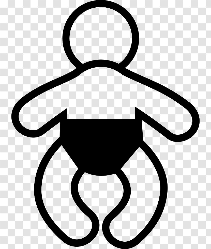 Diaper Infant Clip Art - Black And White - Symbol Transparent PNG