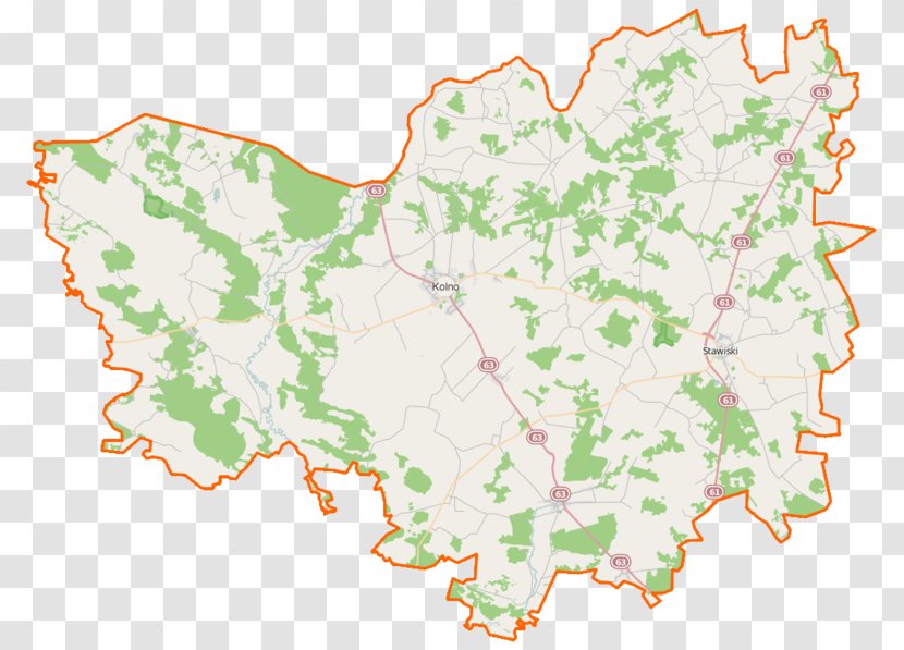 Gmina Kolno, Podlaskie Voivodeship Mały Płock Turośl Stawiski Map - Encyclopedia Transparent PNG