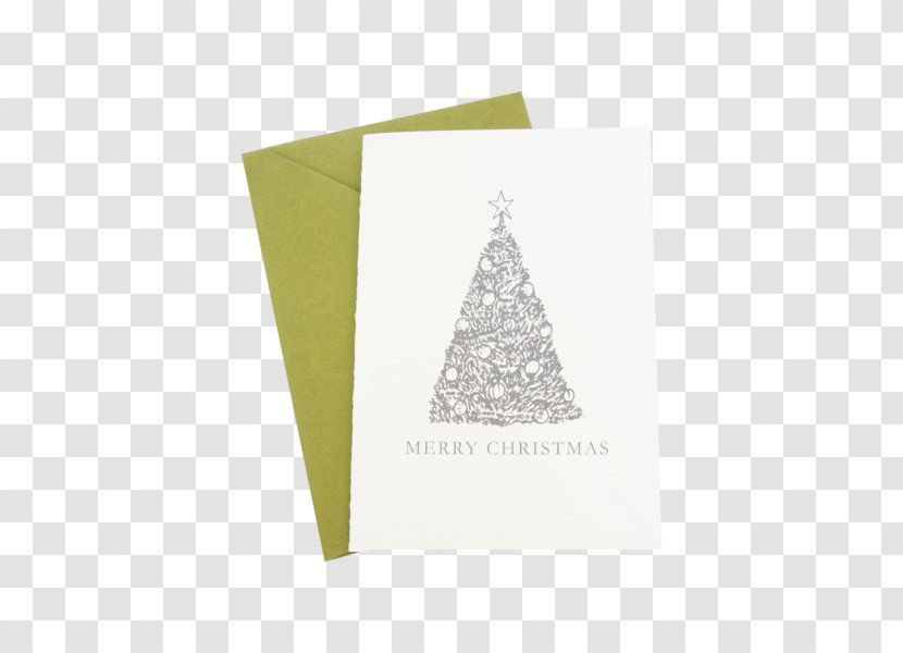 Greeting & Note Cards Christmas Ornament Triangle Font - Hand Drawn Card Transparent PNG