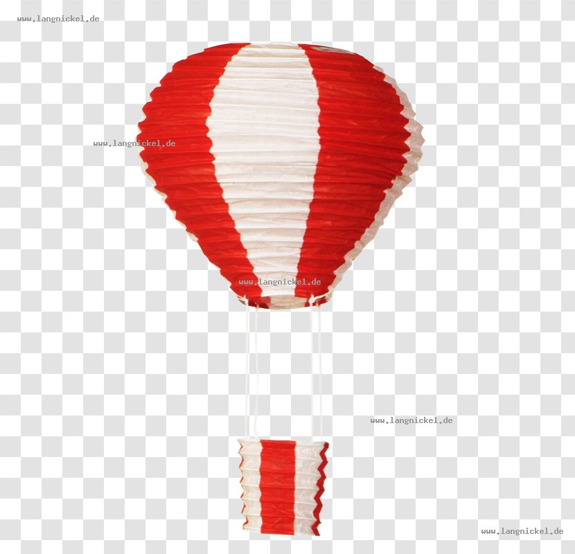 Paper Lantern Hot Air Ballooning - Red - Ninety Nine Transparent PNG