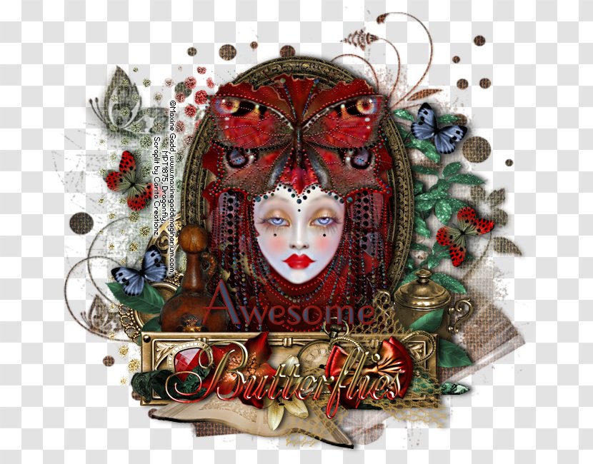 Christmas Ornament Mask Transparent PNG