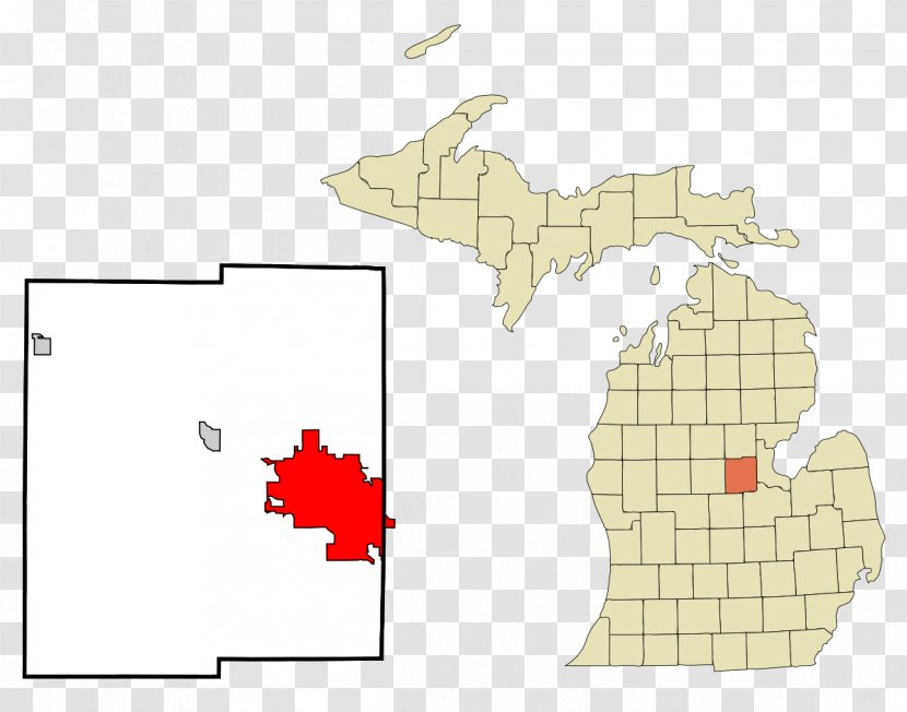 Sparta Fraser Midland Genesee Ingham County, Michigan - County Transparent PNG