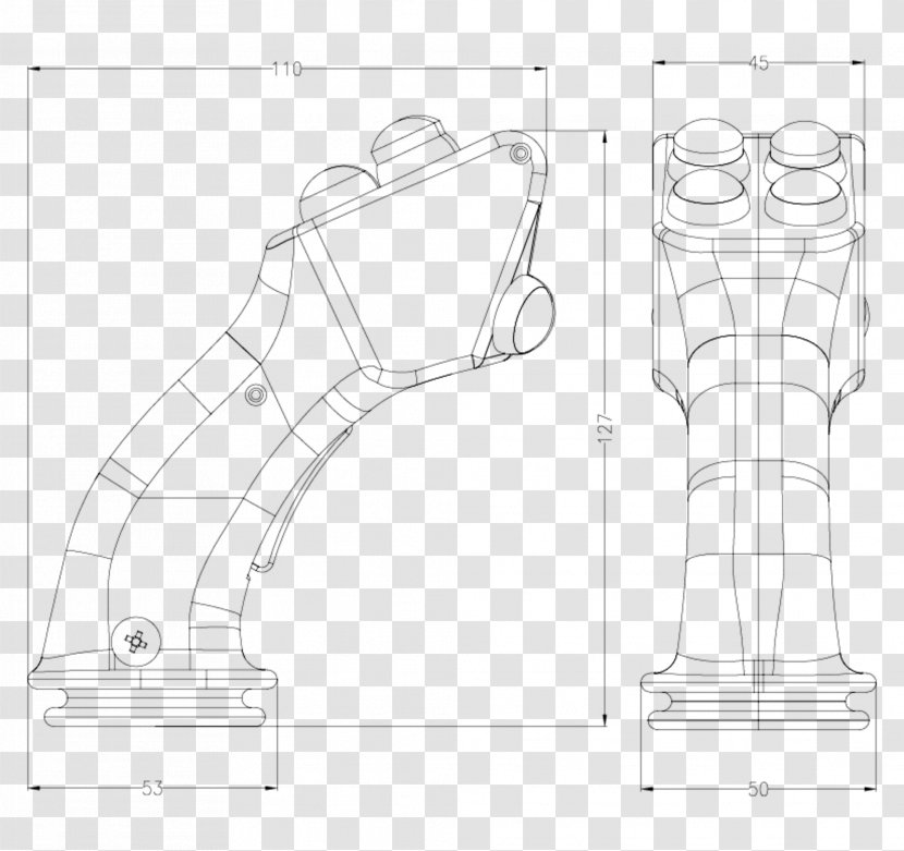 Line Art White Shoe Joint Sketch - Footwear - Drawing Transparent PNG