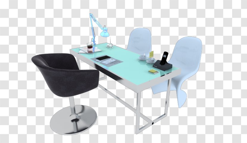 Plastic Chair Desk - Table Office Transparent PNG