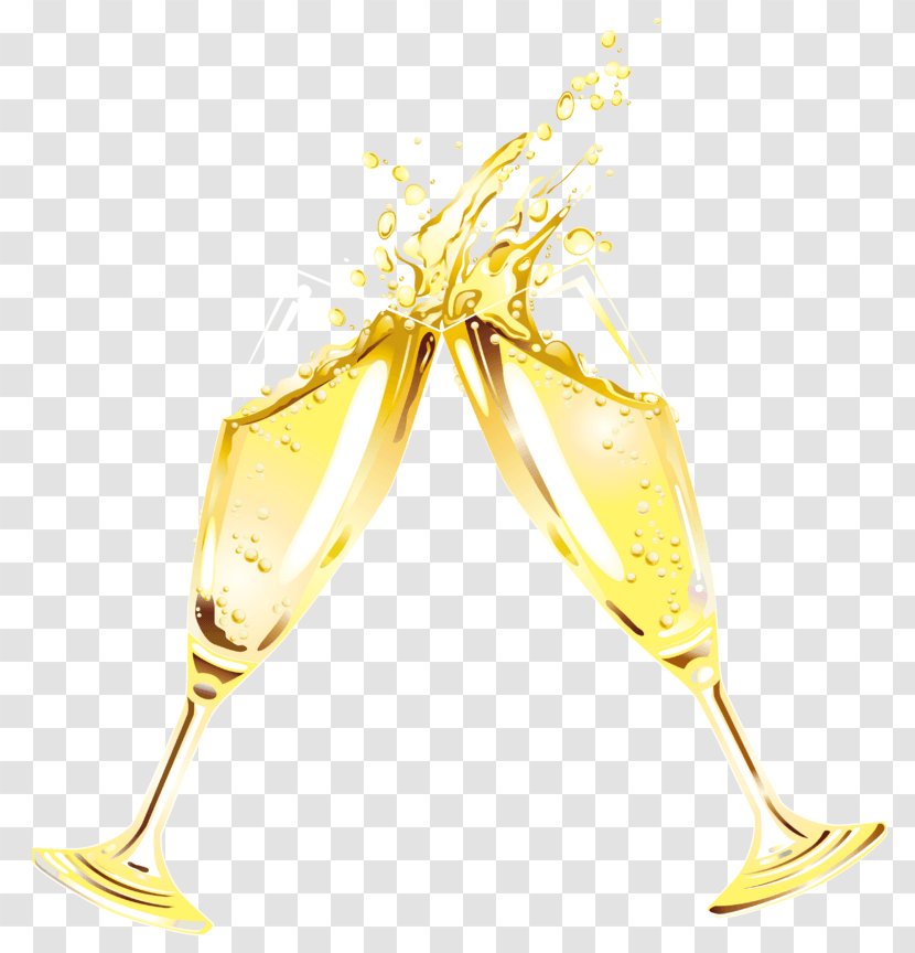 Champagne Glass Wine - Stemware - Cliparts Plastic Flutes Transparent PNG
