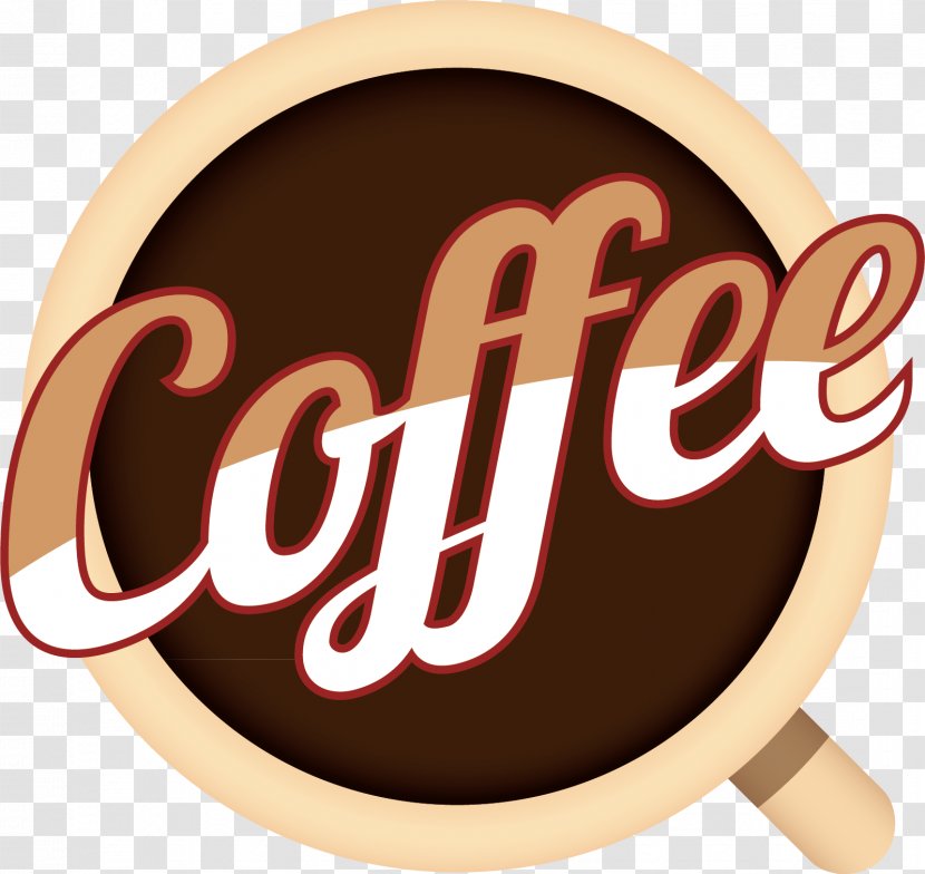 Coffee Cafe - Text - Material Picture Transparent PNG