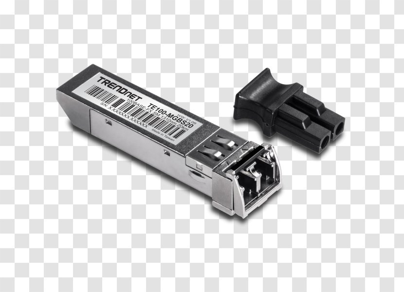 Small Form-factor Pluggable Transceiver 10 Gigabit Ethernet Multi-mode Optical Fiber Interface Converter - Multimode Transparent PNG