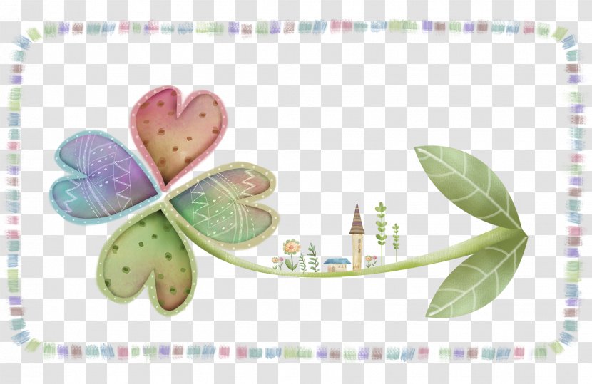 Four-leaf Clover Illustration - Art - Creative Colorful Animation Frame Transparent PNG