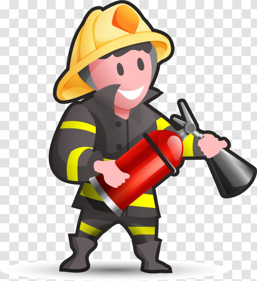 Firefighter Firefighting - Profession - Vector Painted Firefighters Transparent PNG