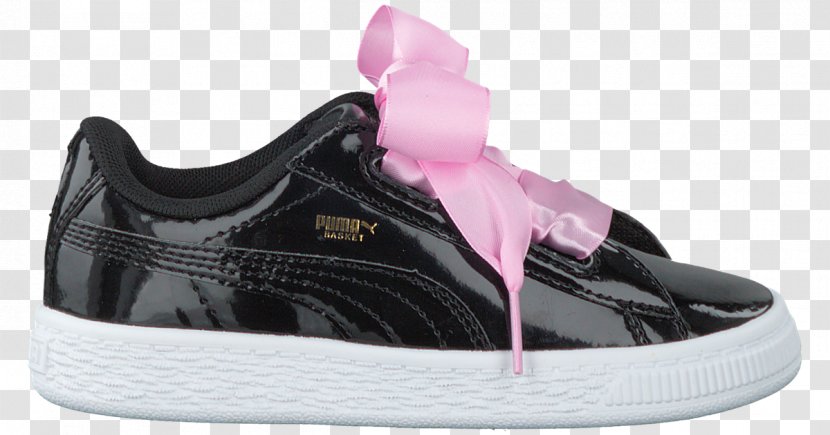 Sports Shoes Skate Shoe Puma Basket Heart Patent - Clothing - Tennis For Women Transparent PNG