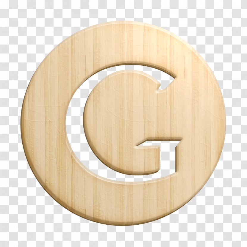 Google Icon - Wood Beige Transparent PNG