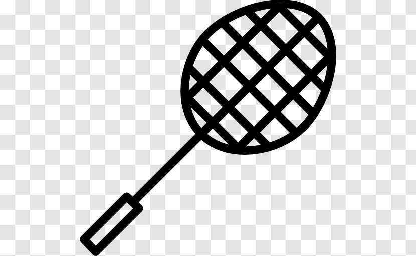 Squash Badmintonracket Tennis - Black And White - Badminton Competition Transparent PNG
