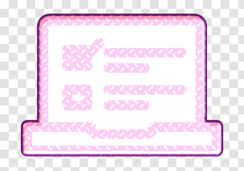 Laptop Icon Rate Rating - Text - Magenta Violet Transparent PNG