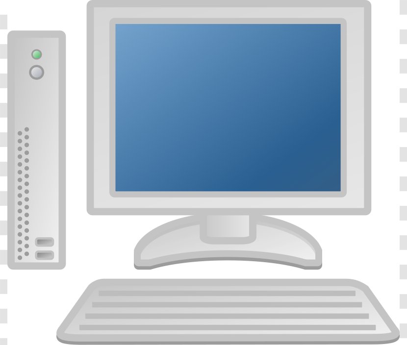 Computer Keyboard Cases & Housings Laptop Desktop Computers Clip Art - Free Content - Blue Cliparts Transparent PNG