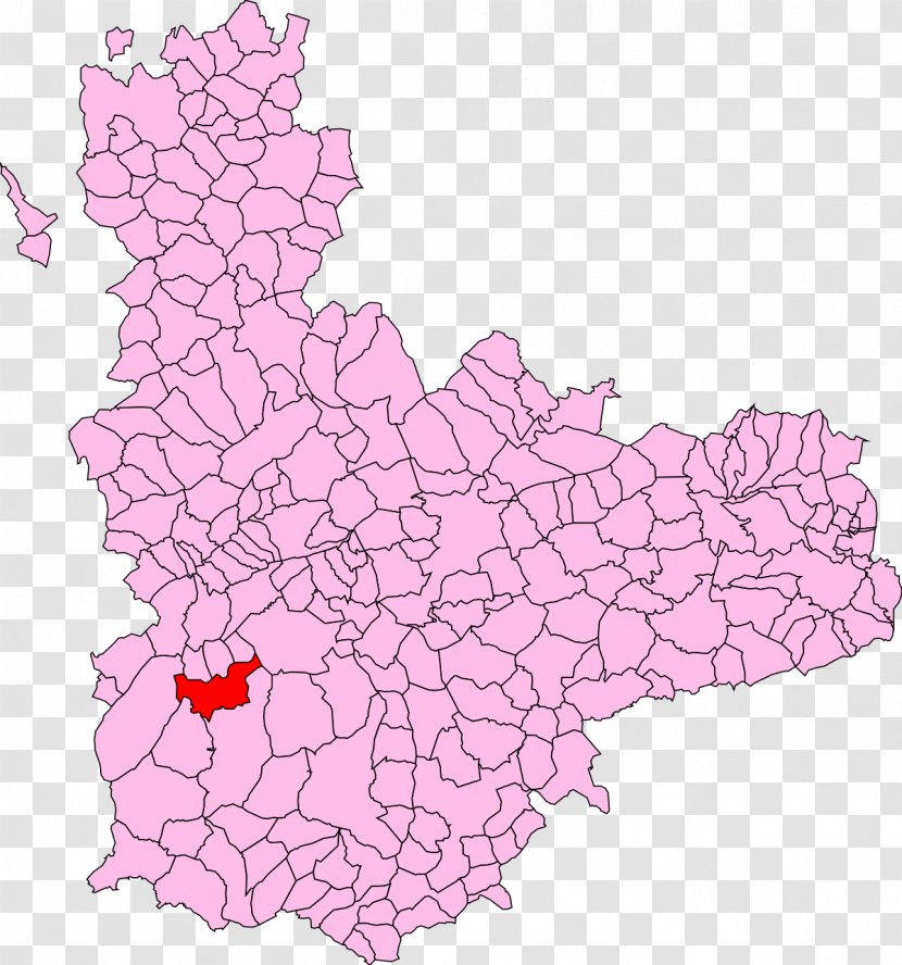 Valdestillas Valladolid Valoria La Buena Tordesillas Valdearcos De Vega - Pink - Map Transparent PNG