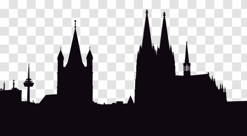 Cologne Cities: Skylines Silhouette Photography - City Transparent PNG
