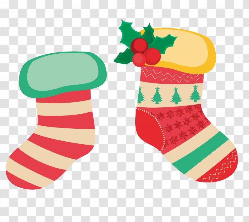 Christmas Stockings Sock Hosiery - Shoe - Stocking Transparent PNG