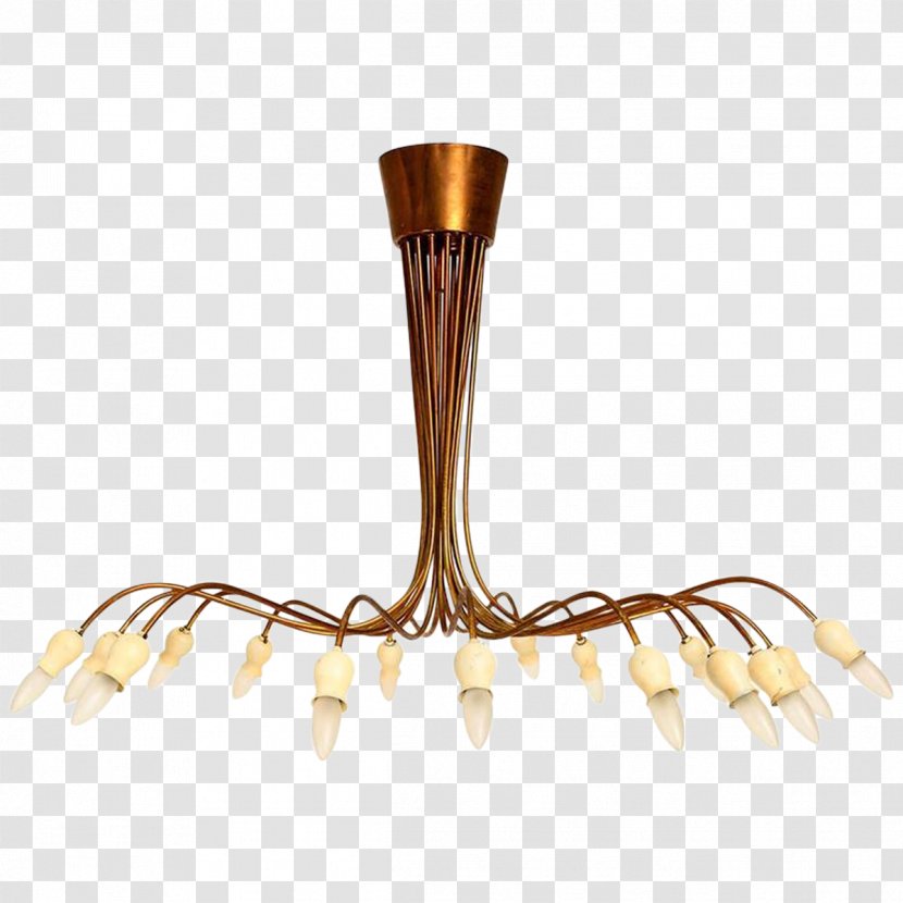 Chandelier Art Lighting Mid-century Modern Light Fixture - Ceiling Transparent PNG