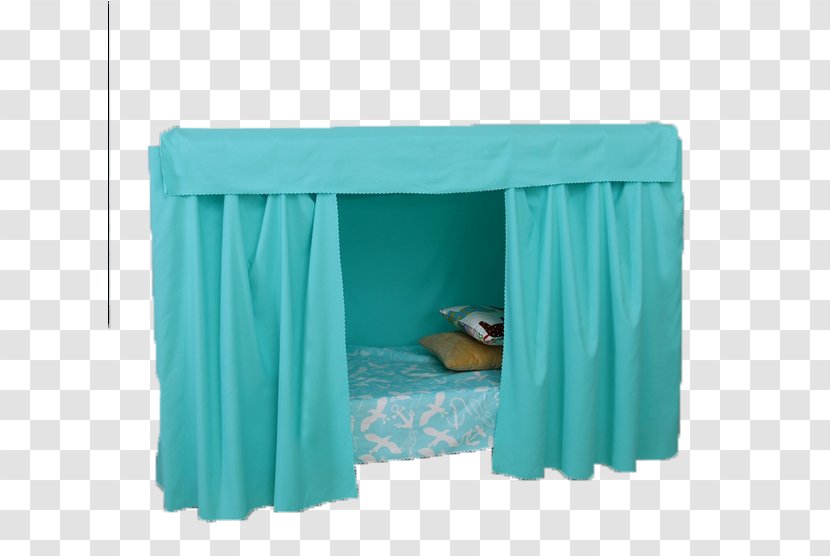 Curtain Turquoise - Furniture - Solid Student Curtains Transparent PNG