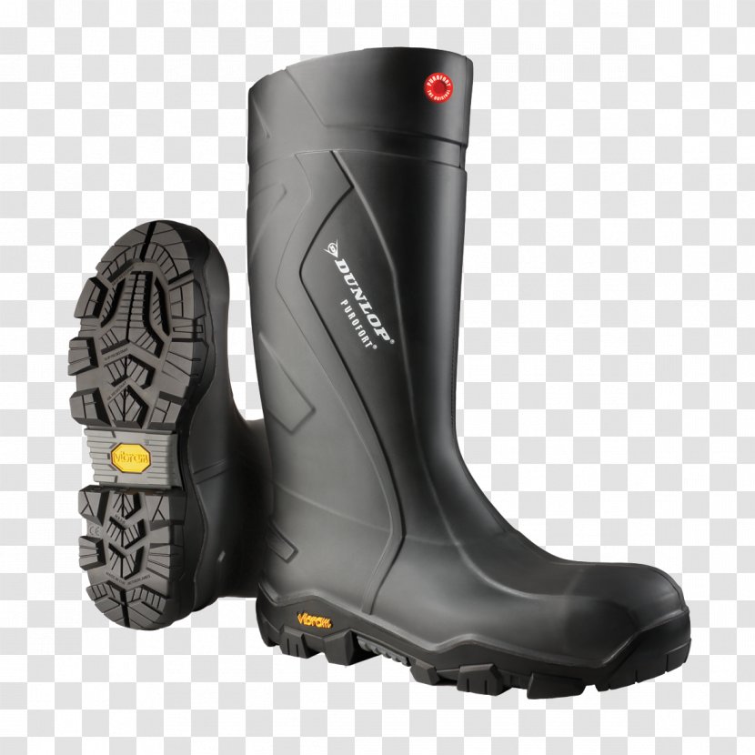 Steel-toe Boot Wellington Dunlop Tyres Clothing - Boots Transparent PNG