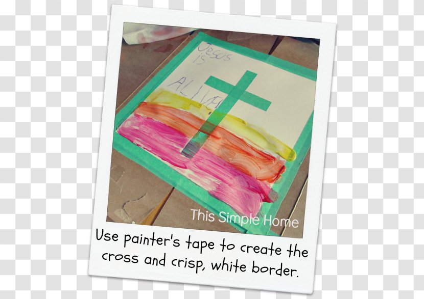 Material - Painted Cross Transparent PNG