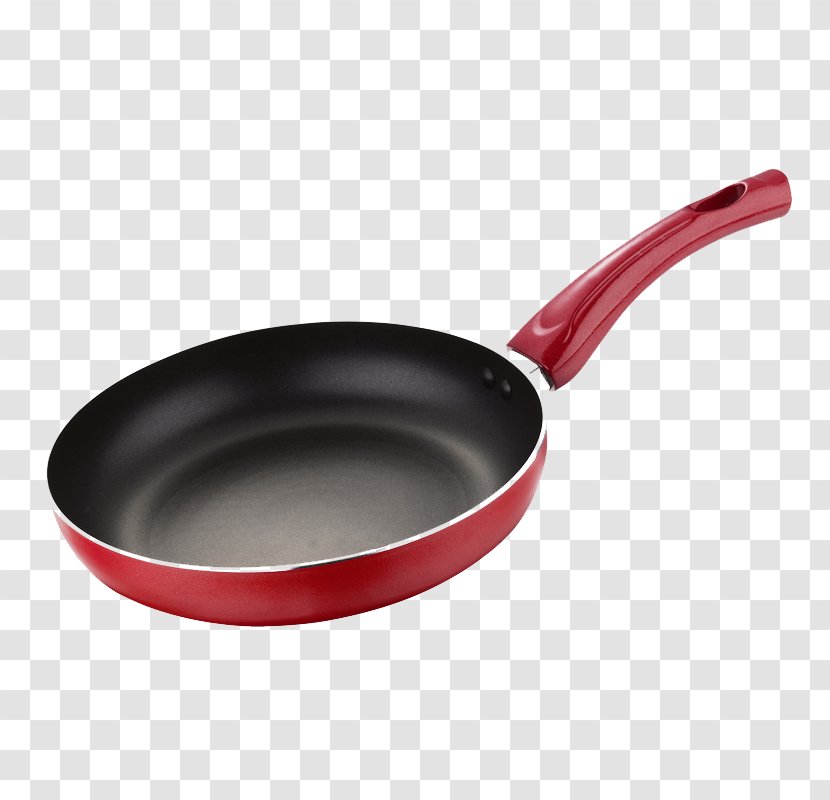 Frying Pan Tableware Sautéing - Red Cooking Pot Transparent PNG