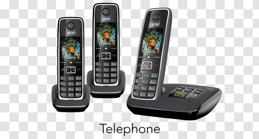 Home & Business Phones Cordless Telephone Digital Enhanced Telecommunications Gigaset C620A - Handset Transparent PNG