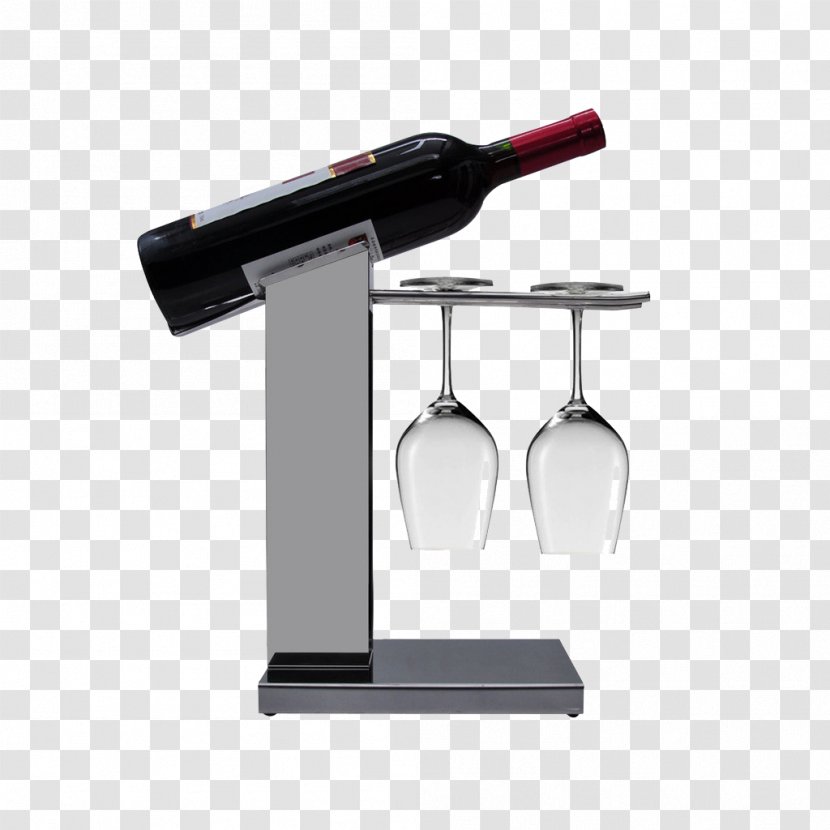 Red Wine Alcoholic Drink Glass - Bottle - Rack Transparent PNG