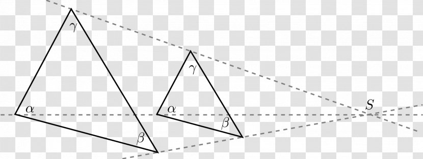Triangle Point Diagram White - Parallel Transparent PNG