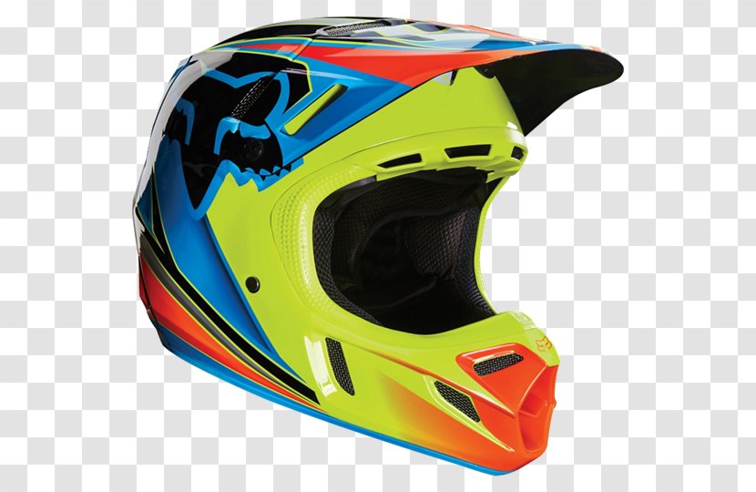 Motorcycle Helmets Fox Racing Motocross - Lacrosse Helmet Transparent PNG