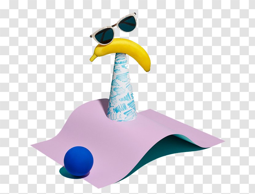 Sunglasses Banana Clip Art - Beak - Decorative Transparent PNG