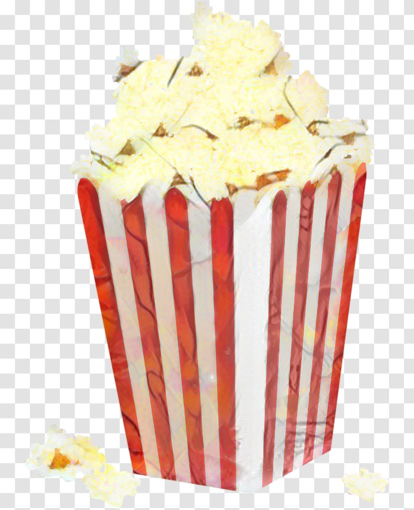 Popcorn Cartoon - Cupcake - Dish Cream Transparent PNG
