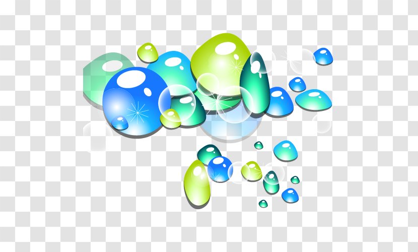 Drop Color Euclidean Vector - Splash - Colorful Bubbles Transparent PNG