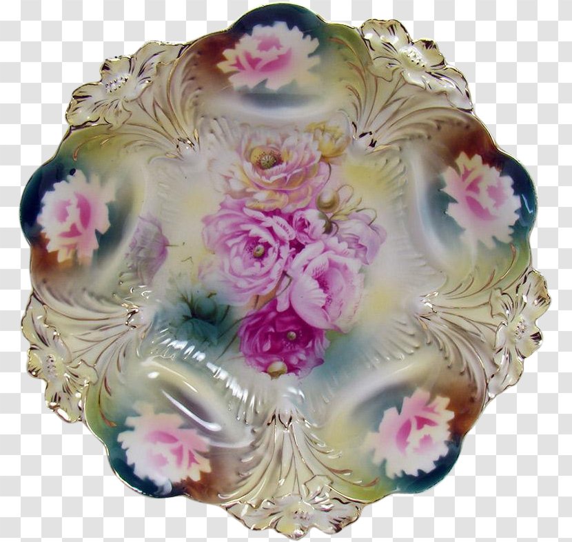Cut Flowers Flower Bouquet Floral Design Porcelain - Tableware - Hand Painted Transparent PNG