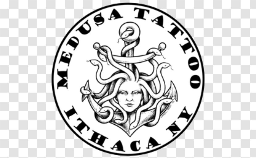 Medusa Tattoo Studio Greek Mythology Gorgon Serifos - Frame - The Design Is Exquisite Transparent PNG
