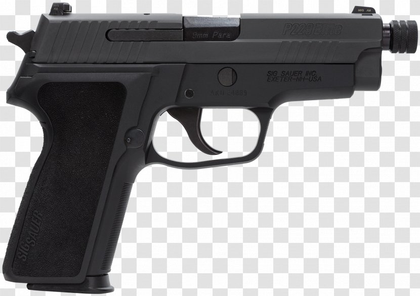 SIG Sauer P226 .40 S&W Firearm Sig Holding - Blowback - Handgun Transparent PNG