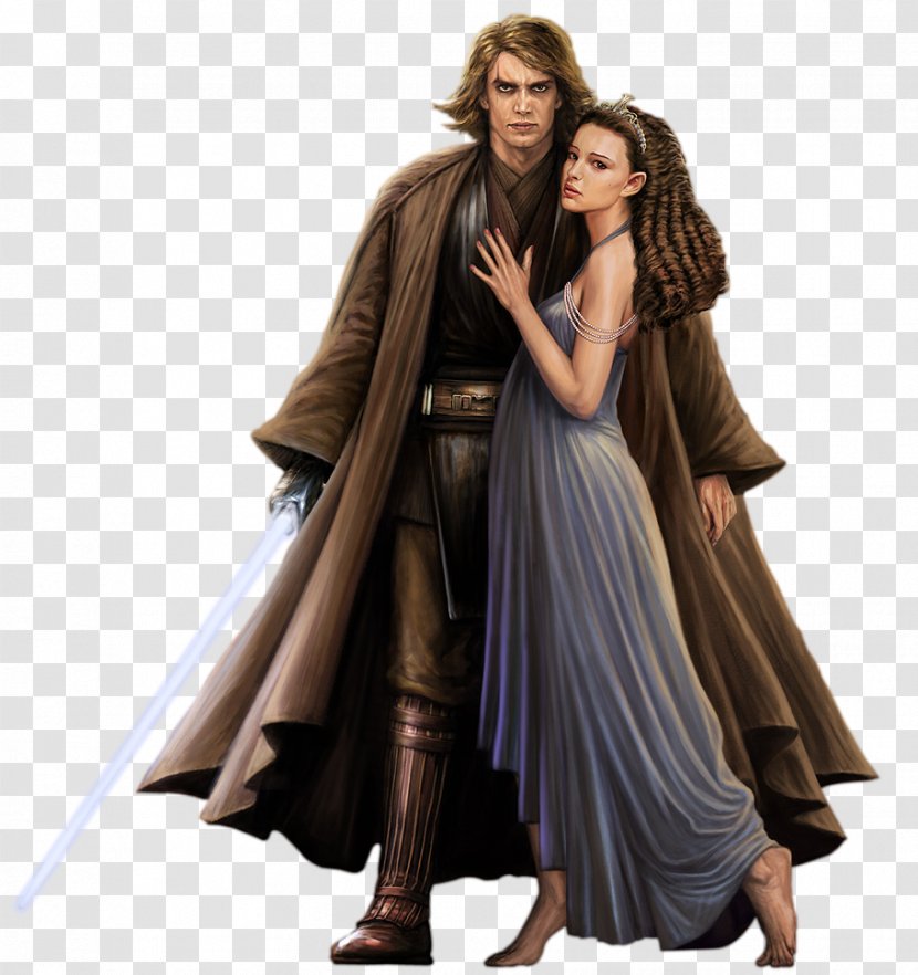 Padmé Amidala Anakin Skywalker Leia Organa Obi-Wan Kenobi Luke - Obiwan - Chewie Transparent PNG
