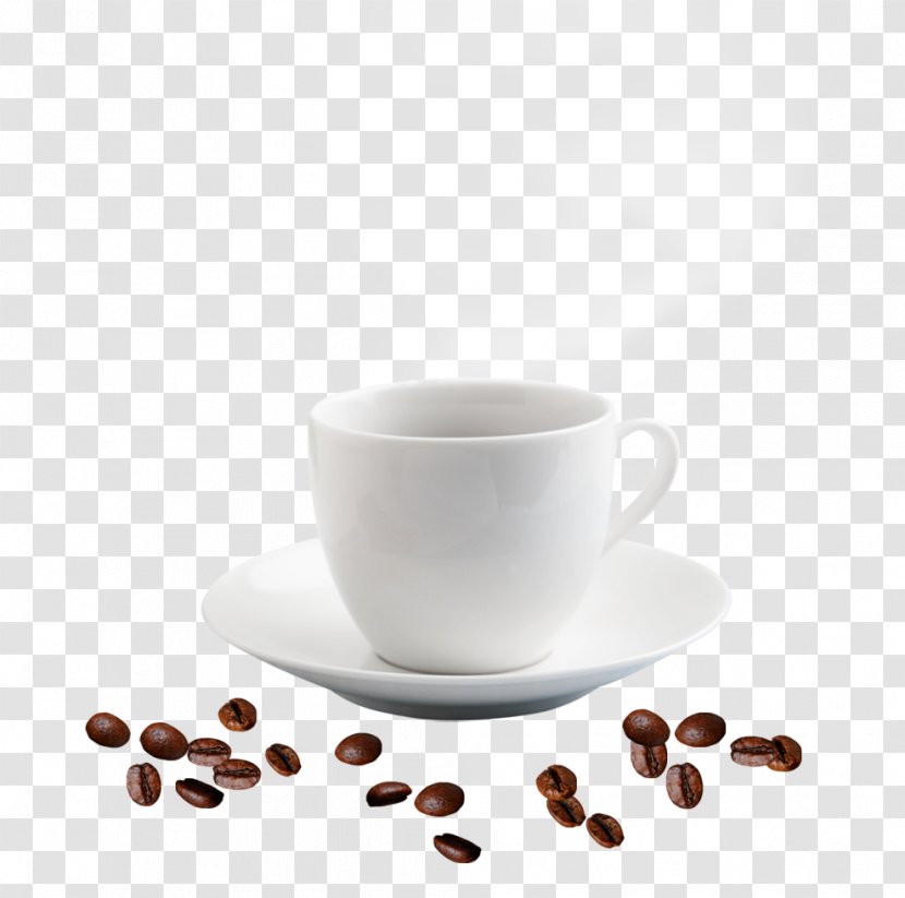 Coffee Cup Cappuccino Cafe Filter - And Beans Transparent PNG