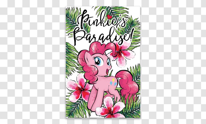 Pinkie Pie My Little Pony Fluttershy Art - Vertebrate - Stencil Transparent PNG