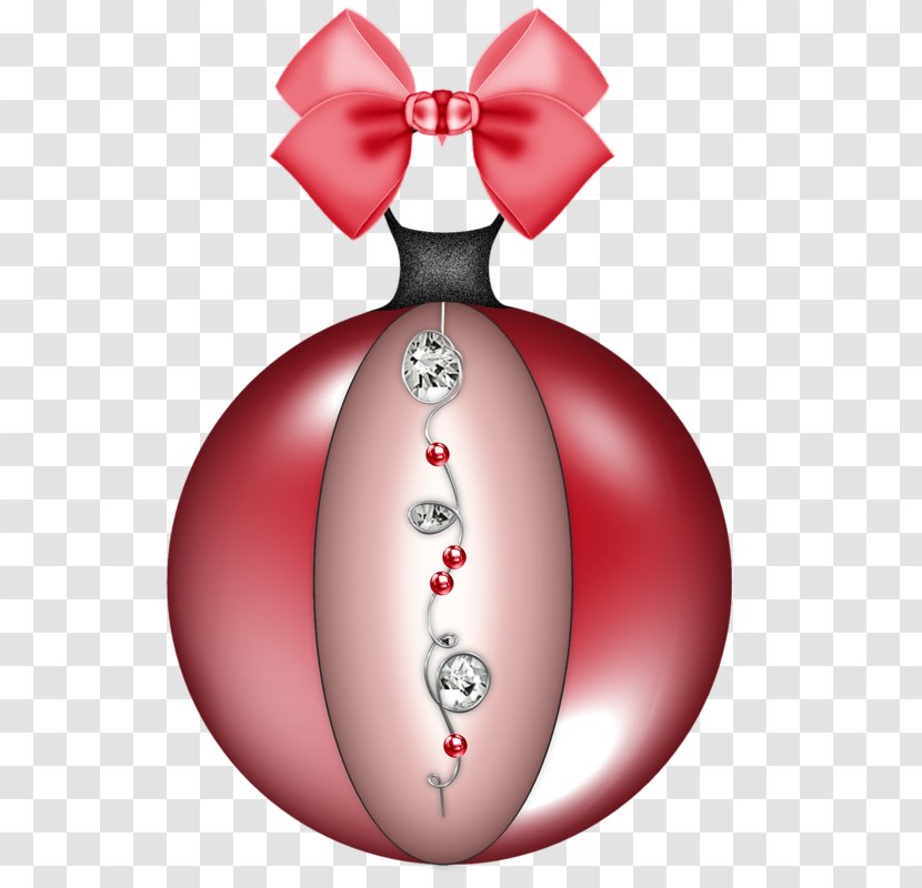 Christmas Ornament - Red - Design Transparent PNG