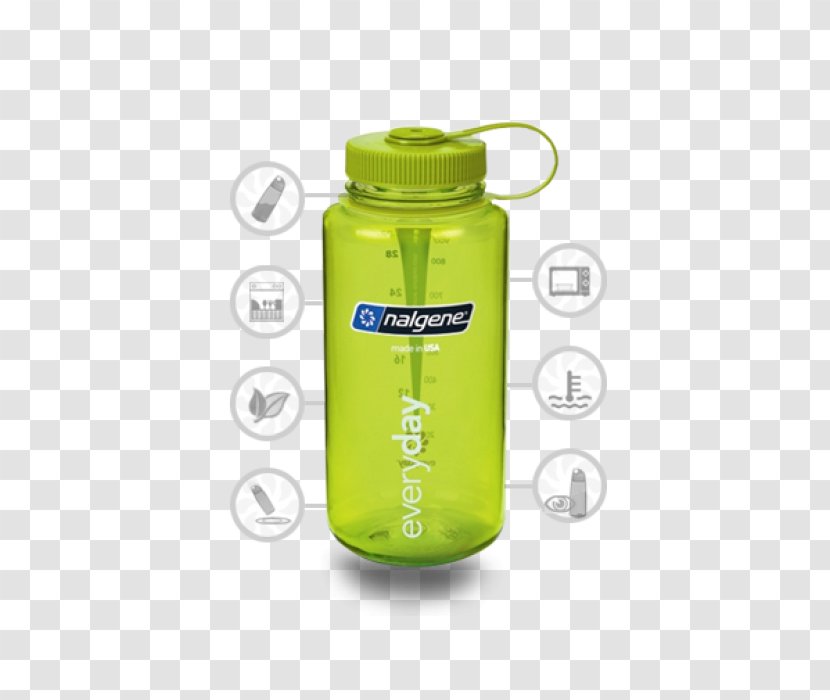 Water Bottles Nalgene High-density Polyethylene - Alerta Transparent PNG
