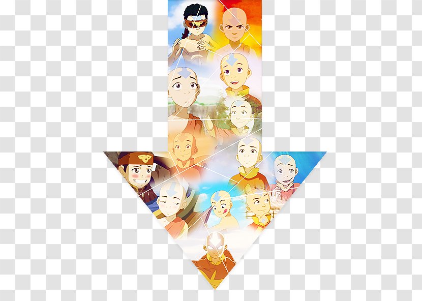 Aang Korra Sokka Katara Toph Beifong - Watercolor Transparent PNG