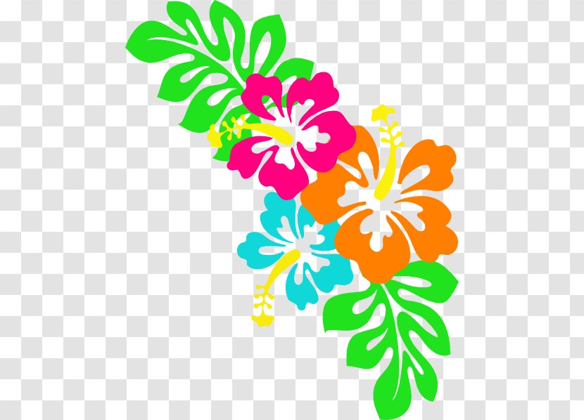 Cuisine Of Hawaii Luau Clip Art - Hibiscus - Mallow Family Transparent PNG