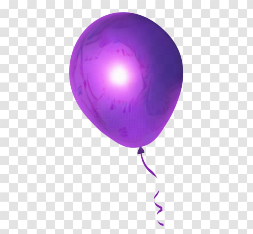 Pink Balloon - Purple - Party Supply Transparent PNG