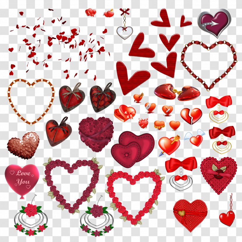 Heart Clip Art Portable Network Graphics Valentine's Day Fotor - Watercolor - Love Pattern Transparent PNG