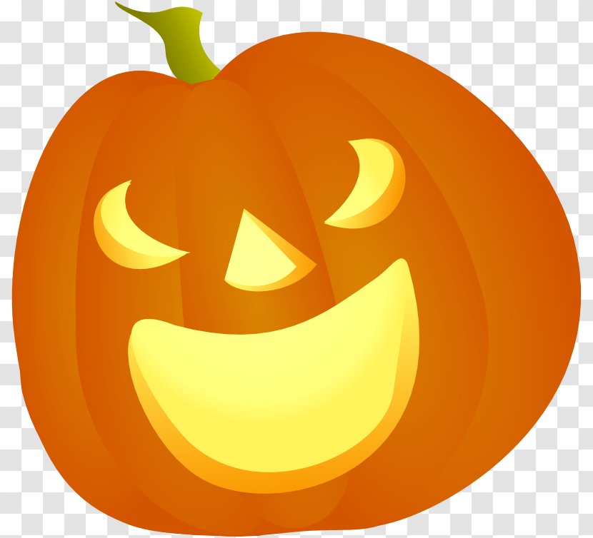 Pumpkin Halloween Clip Art - Smile Transparent PNG