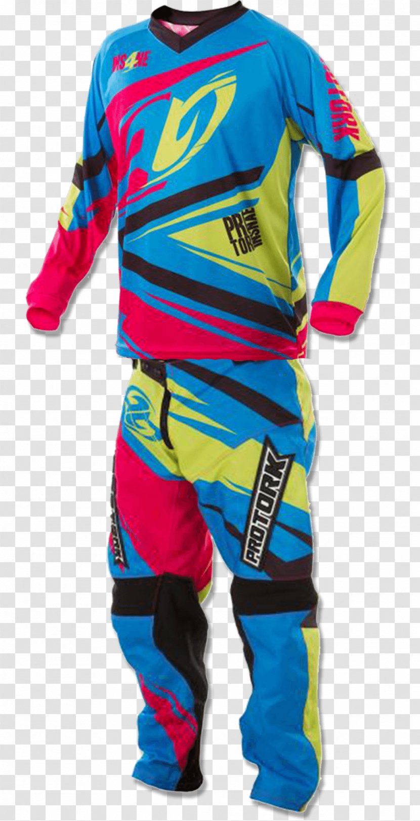 Motocross Clothing Pants T-shirt Blue Transparent PNG